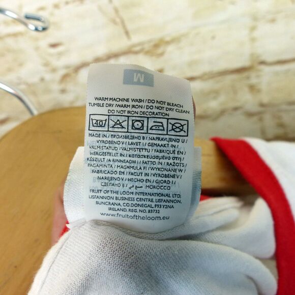 Sesame Street Cookie Monster Munchies Ringer T-Shirt Women M White Red Retro - Picture 9 of 9